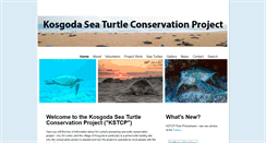 Desktop Screenshot of kosgodaseaturtle.org