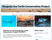 Tablet Screenshot of kosgodaseaturtle.org